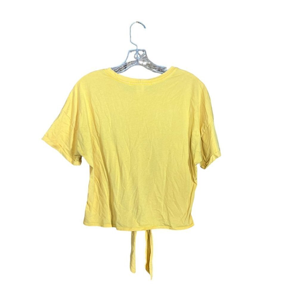 Youth In Revolt Women's Yellow Crop Top - Picture 2 of 5